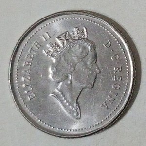 Moneda de 10 Centavos de Canadá (Dime) 1994 - Barco Bluenose - imagen 2