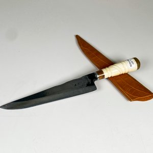 Cuchillo hoja de acero 21 cm, con vaina - imagen 2