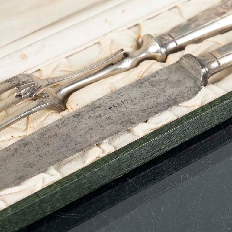 Servicio de plata con detalles en el baño - imagen 2