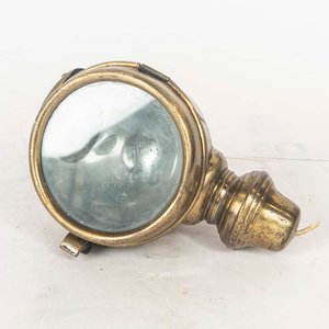 Farol de Cachila de Bronce y Metal con Abolladuras - imagen 1