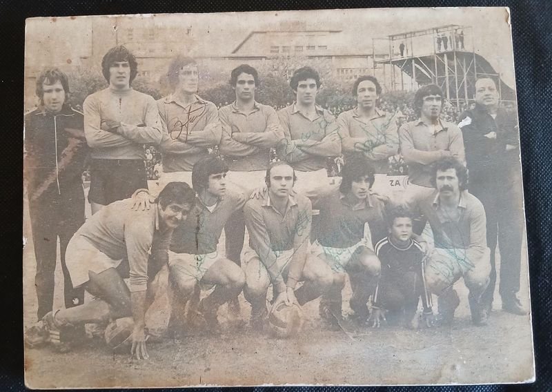 Cuadro Histórico Firmado Plantel Campeón Defensor 1976