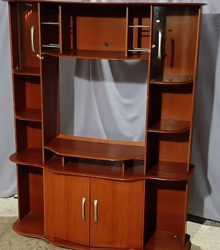 Mueble Modular MDF 4 Puertas (2 con Vidrio)