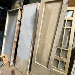 Lote siguiente: Cuatro Hojas de Portada de Garaje de Madera Color Blanco