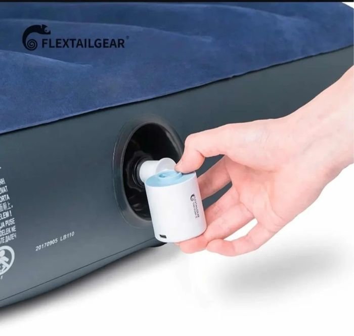 Mini Inflador Recargable Alta Potencia con Accesorios y Luz LED - imagen 3