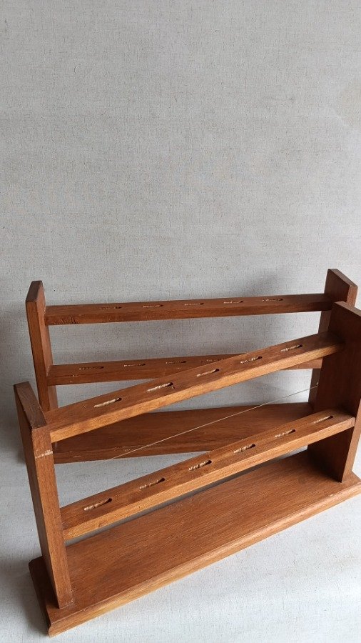 Exhibidores de madera para cuchillos, dos unidades