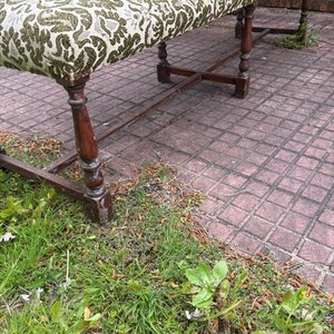 Butaca Rectangular Antigua para Restaurar - imagen 3
