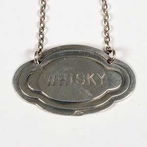 Cartela Francesa de Plata para Botella de Whisky - imagen 3