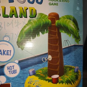 Lote siguiente: Inflable Tiki Toss Island para Piscina con Apoya Vasos, Modelo Palmera, Nuevo en Caja