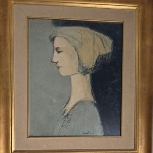 Lote anterior: Cuadro "Retrato de Mujer" de García Reino, 45 x 37 cm