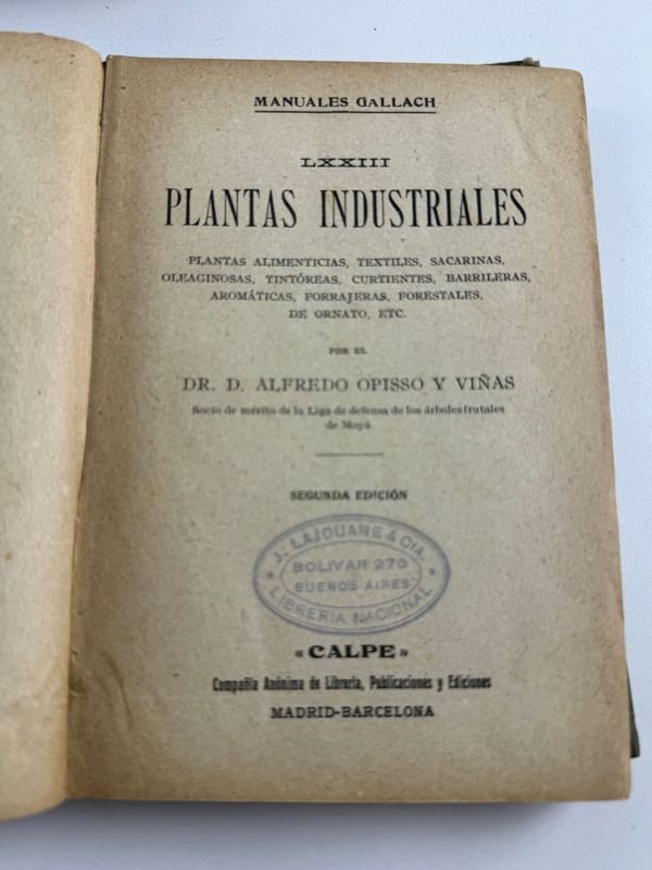 Libros antiguos y arte, E. Roux; y plantas industriales, Alfredo Opisso - imagen 3
