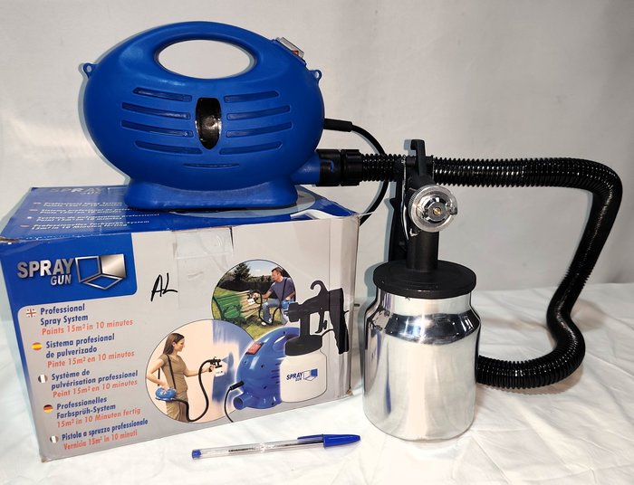 Kit Pintor Eléctrico Spray Gun con Tacho de Aluminio