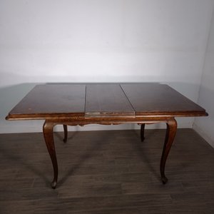 Juego de Comedor Francés: Mesa Extensible y 6 Sillas Tapizadas en Neoskai - imagen 5