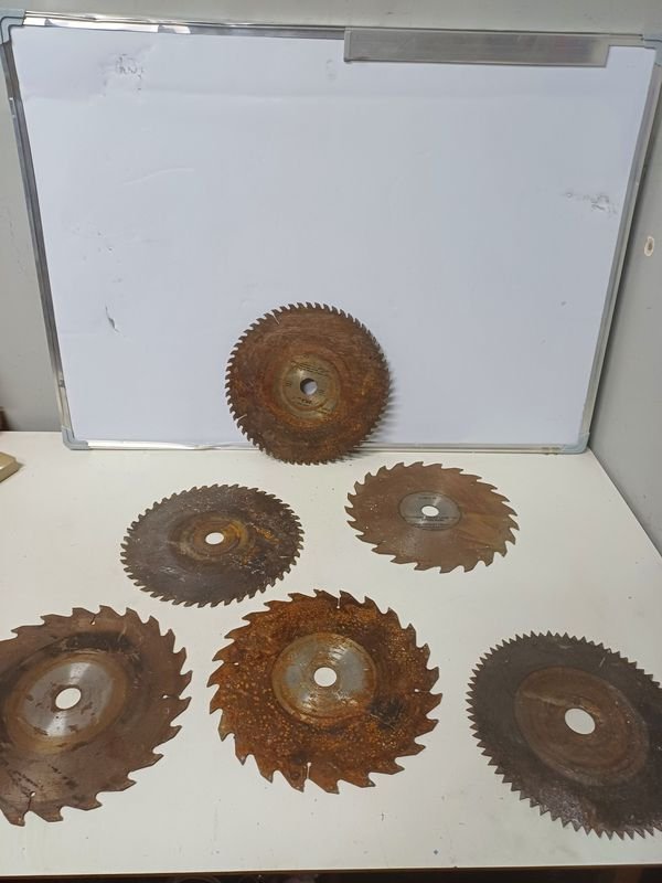6 Discos de Sierra Circulares de 30cm de Diámetro