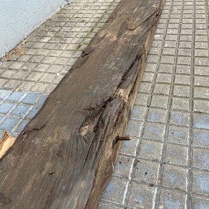 Viga de Madera Dura Antigua de 6.20 Metros - imagen 5