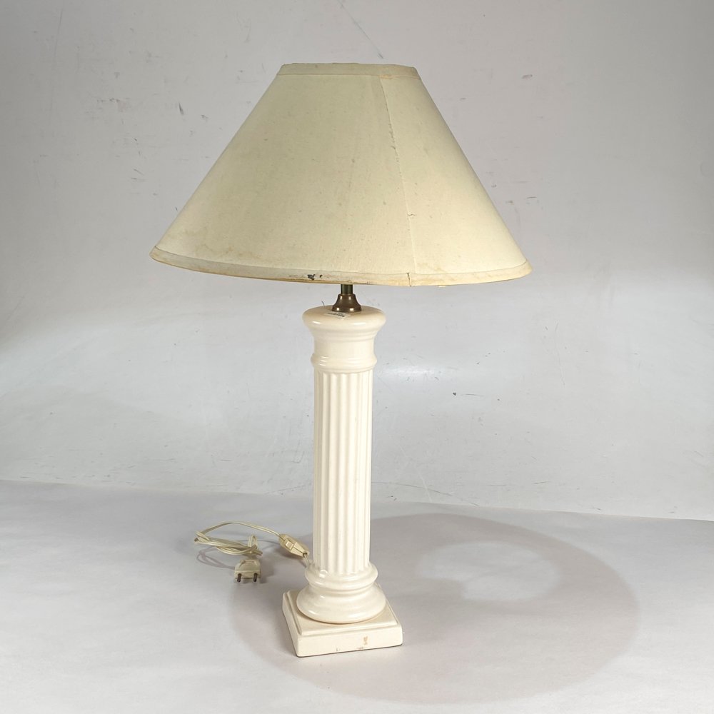 Lámpara de Mesa Estilo Columna Clásica