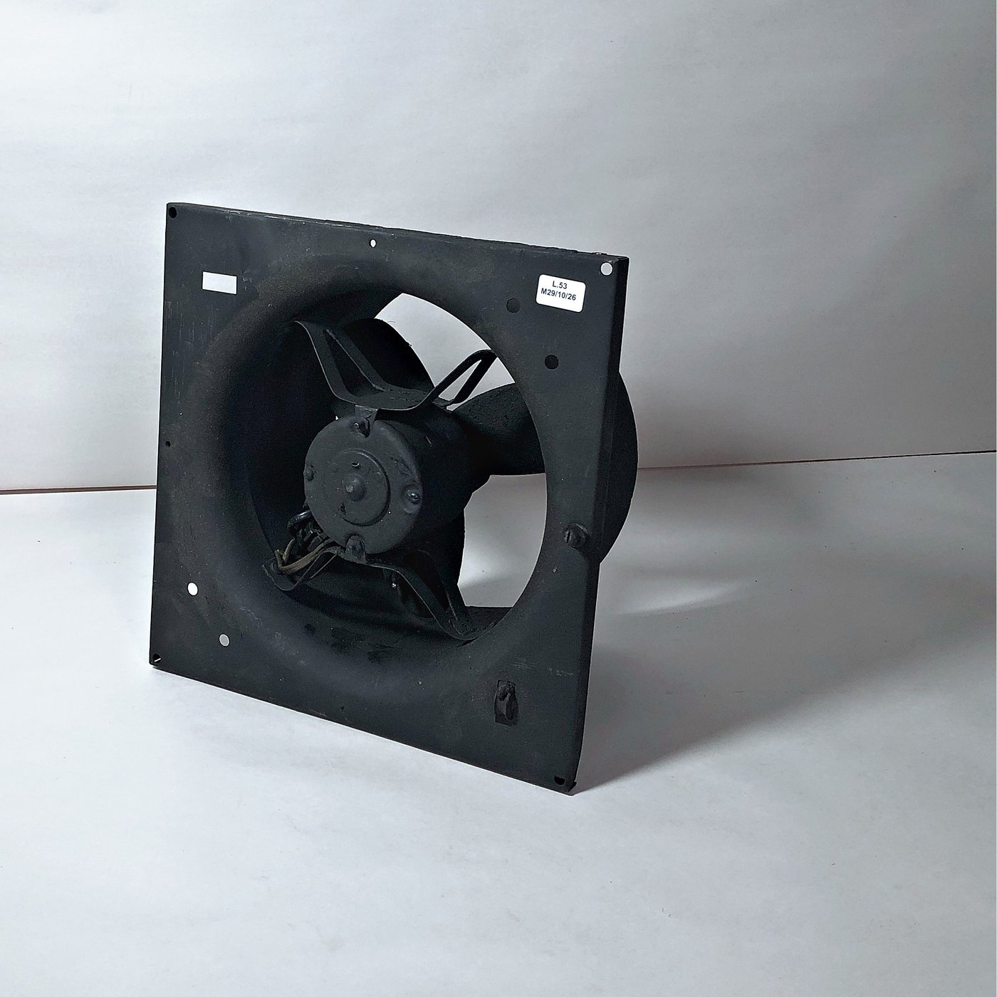 Extractor Eléctrico Industrial Negro