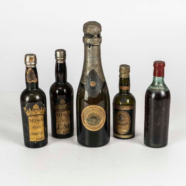 Botellas de champagne, vino y licores en miniatura - imagen 2