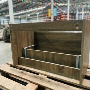 Mueble de Baño con Cajón Color Madera Oscura - imagen 3