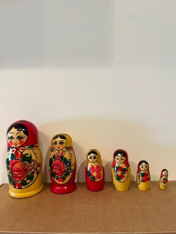 Lote anterior: Mamushkas 5 piezas - Cerámica artesanal