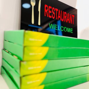 Pack de 5 Carteles LED "Restaurant Welcome" - imagen 3