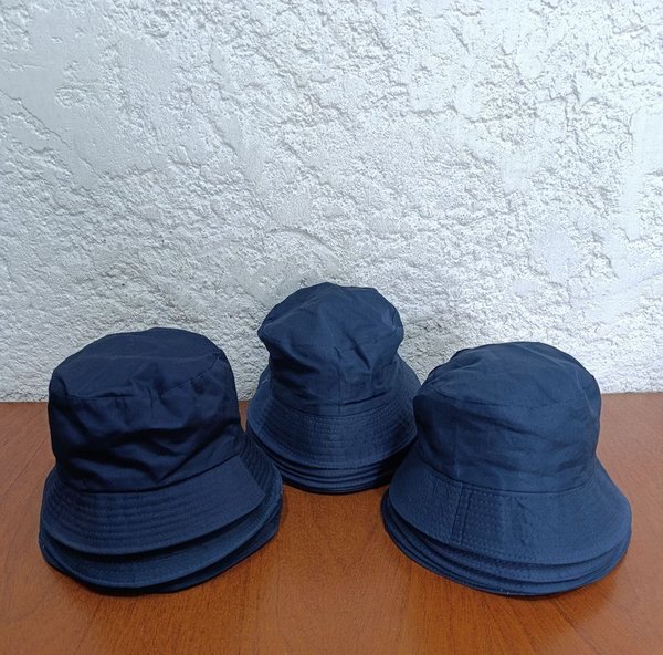 Gorro c/alero Azul - Sombreros de ala ancha y cuello