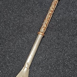 Bombilla para Mate en Plata y Oro con Detalles Labrados - imagen 3