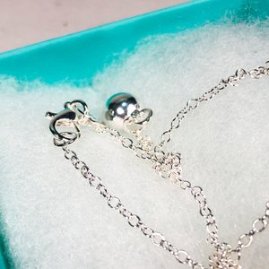Cadena de Plata 925 con Dije Corazón Abierto y Cierre Mosquetón - imagen 3