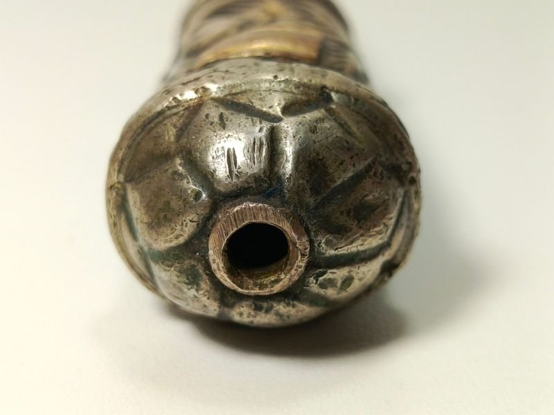 Cabo de cuchillo en plata y oro - imagen 4