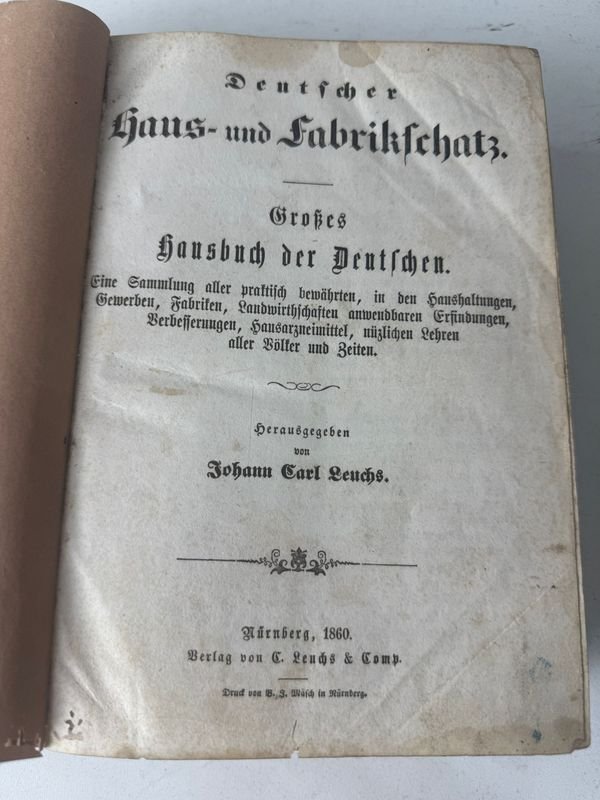 Libro antiguo alemán del siglo XIX - imagen 3