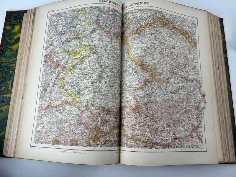 Atlas Universal de Geografía, Vivien de Saint-Martin & Schrader, Nueva Edición - imagen 8