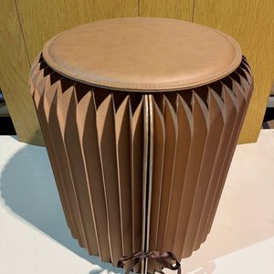 Taburete Plegable de Cartón y Cuero Sintético - imagen 6