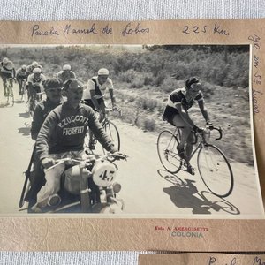 Cantimplora de Aluminio "Tourn" y Fotos de Ciclismo Antiguo - imagen 4