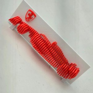 Réplica Ferrari F1 Roja con Escudo - imagen 3
