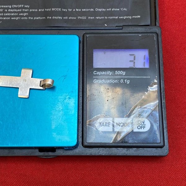 Tres crucifijos de Plata en excelente condición - imagen 10