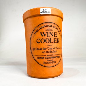 Recipiente "Wine Cooler" de Barro Cocido Inglés Henry Watson Pottery - imagen 2