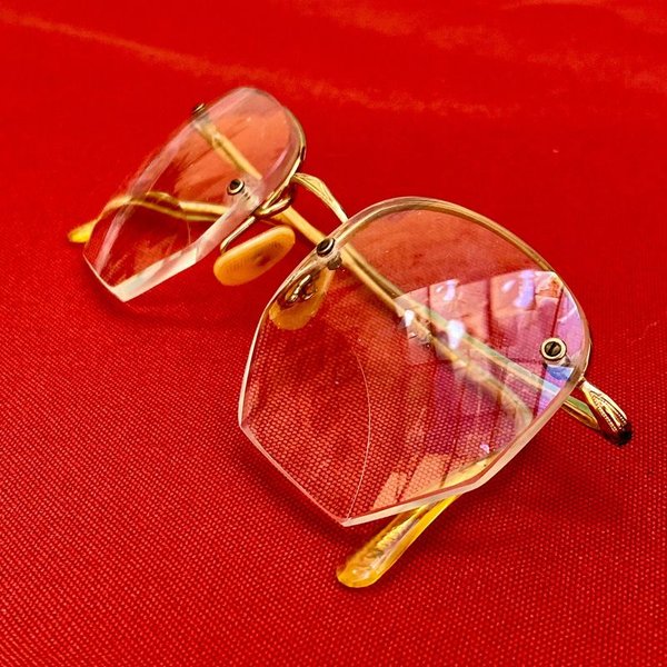 Antiguos lentes enchapados en oro de excelente estado - imagen 2