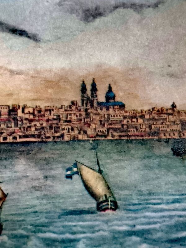 Litografía histórica de Montevideo por L. Wiegeland (1866) - imagen 6