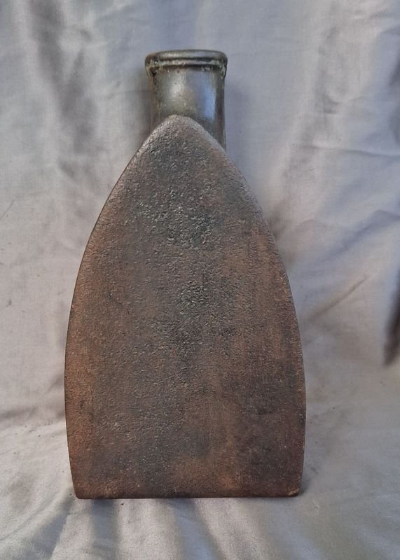 Antigua Plancha para carbón realizada en hierro.fundido - imagen 7
