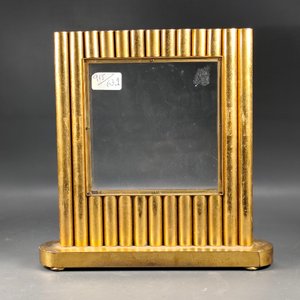 Portarretratos de Bronce Macizo con Vidrio Biselado y Diseño Tubular - imagen 7