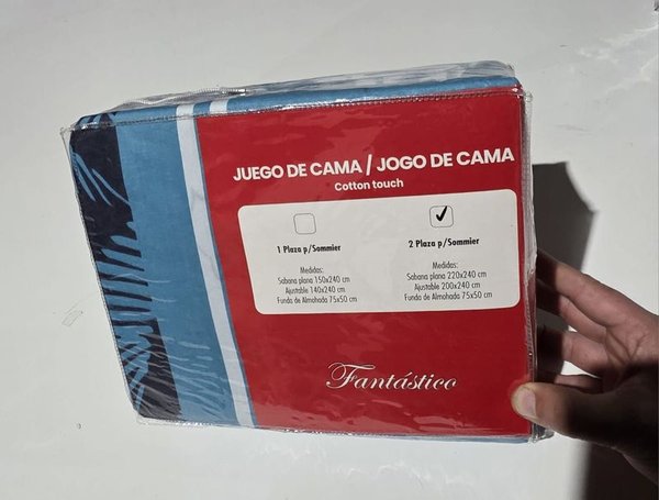 SABANAS ALGODON 4 PIEZAS - Compre en subasta - imagen 2