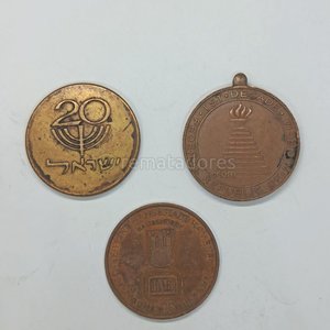 Lote de 3 medallas conmemorativas: Israel, Nigeria y Hamburgo - imagen 4
