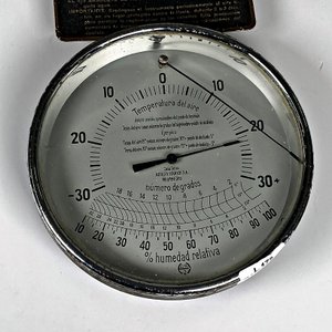 Medidor de Temperatura y Humedad del Aire Antiguo - imagen 4