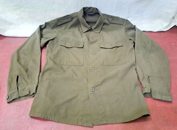 Camisa Militar de Manga Larga de Colección
