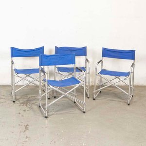 Lote anterior: Juego de 4 Sillones Plegables de Aluminio con Lona Azul
