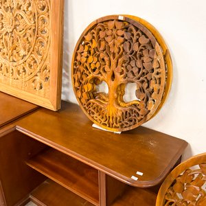 Árbol de la Vida y Panel Decorativo Tallado en Madera - imagen 3