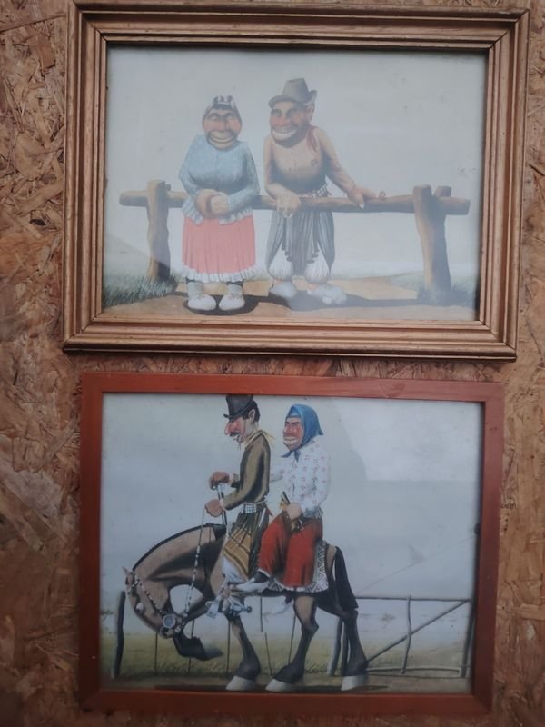 Lote de Cuadros con Motivos de Molina Campos