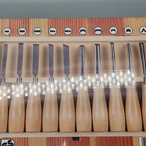 Juego de 10 Gubias para Madera en Caja de Madera - imagen 7