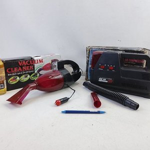 Aspiradora de Mano 12V Bordo y Compresor de Aire 12V con Manómetro y Luz - imagen 7