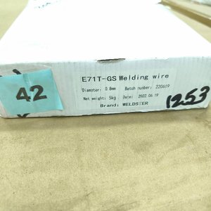 Lote siguiente: Alambre Tubular para Soldadura E71T-GS Weldster 5kg