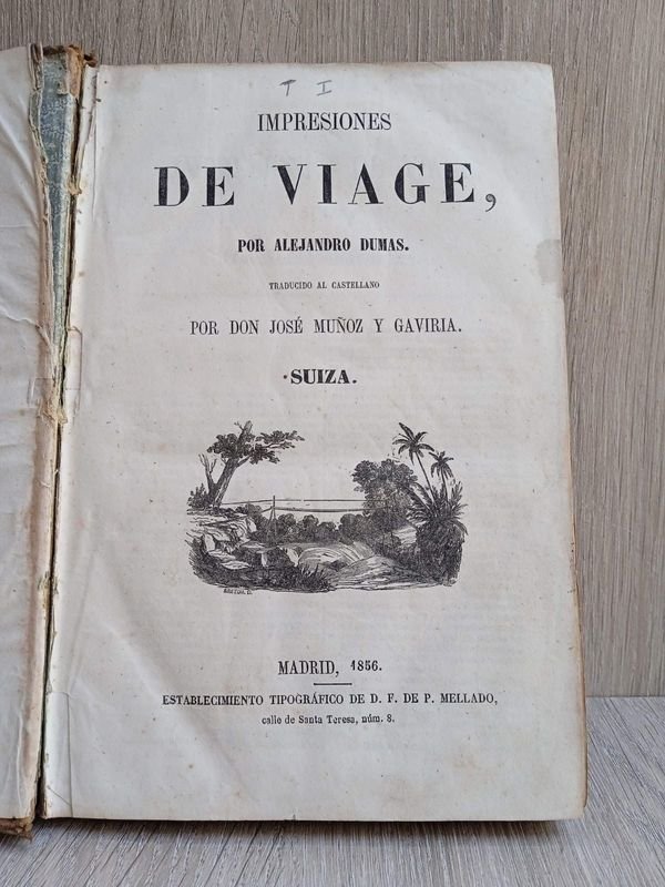 Libros antiguos de Alejando Dumas en un tomo - imagen 2